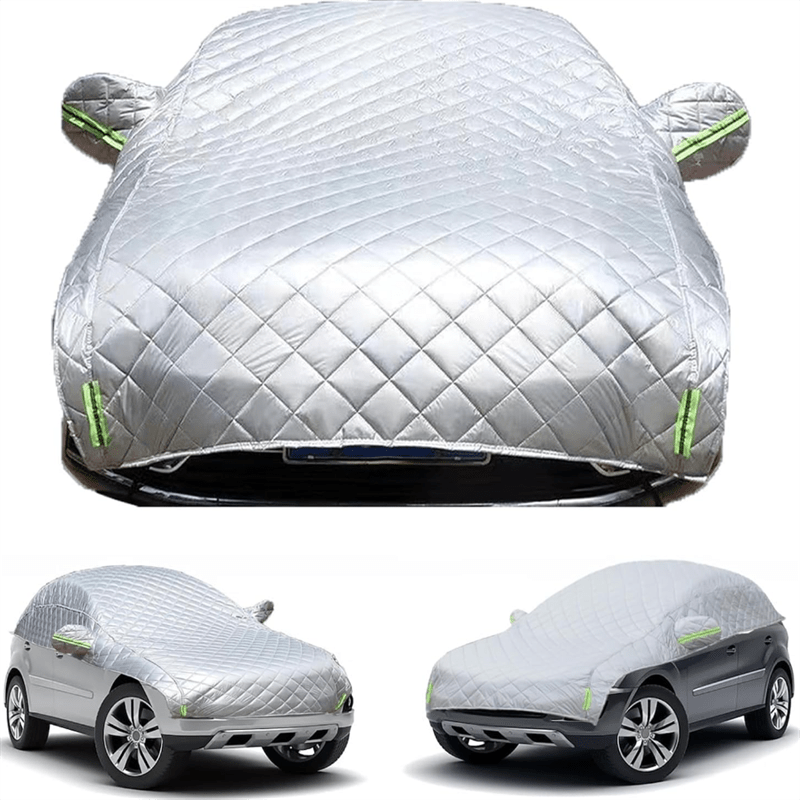 

3-layer Vehicle Protection Cover – Heavy-duty, With Hail Defense, Waterproof & Scratch-resistant Design For Car And Truck Coverage , Snow, And