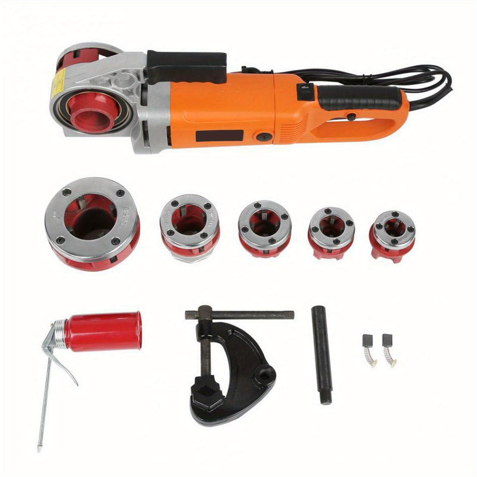 

2300w Electric Pipe Pipe Threading Machine 6 Dies 1/ 2-2" Hd Pipe Cutter