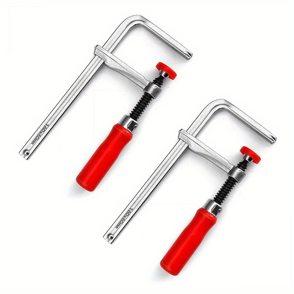 Allsome 2pcs 160x60mm Guide Rail Clamps With Screw Action Arm For Woodworking Mft Table And Cutting Track