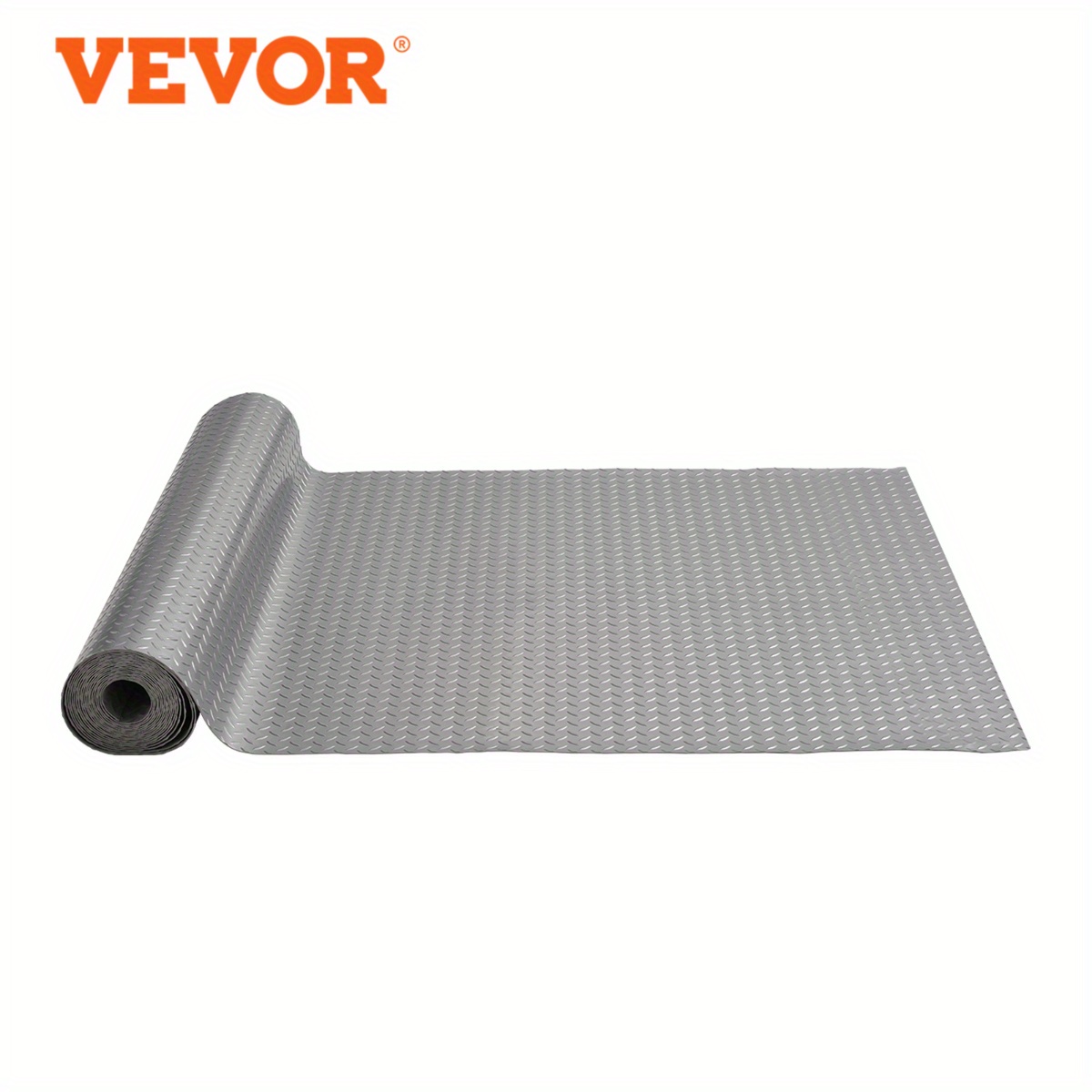 

Vevor Mat, 228.35 X 59.05 Pvc Flooring Roll, Diamond Texture, 93.65 Covering , For , For Gyms Boats Car Trailer,