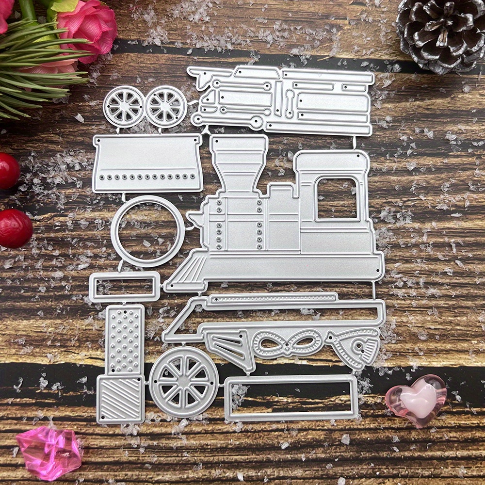 

[christmas]1pc Christmas Metal Die , Christmas Presents Box Cutting Cut Stencils For Diy Scrapbooking Album Decorative Embossing For Scrapbooking