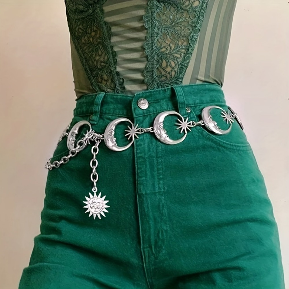 

1pc Y2k Tassel Waist For , Metal Belly , For , Outing,