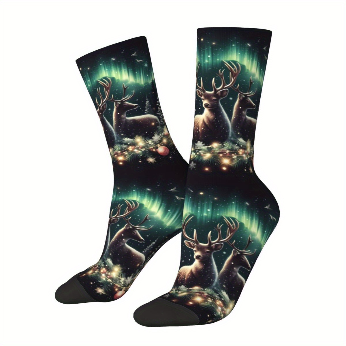 

Biihudu Polyester 3d Pattern - , , Elk Hosiery For Men, 95% Polyester 5% Elastane - /