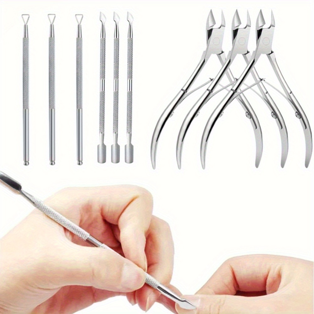 TEMU 9 Pcs Set, , Pusher, Pedicure Tool, , To And , - , And -