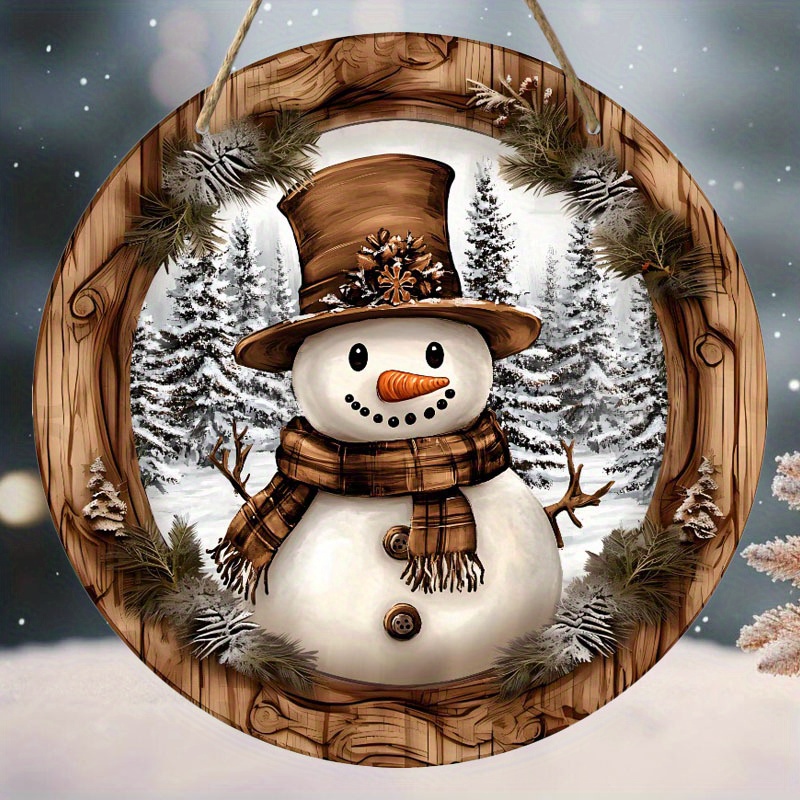 

Wooden Snowman , 2d Christmas Decor, - For , Decoration