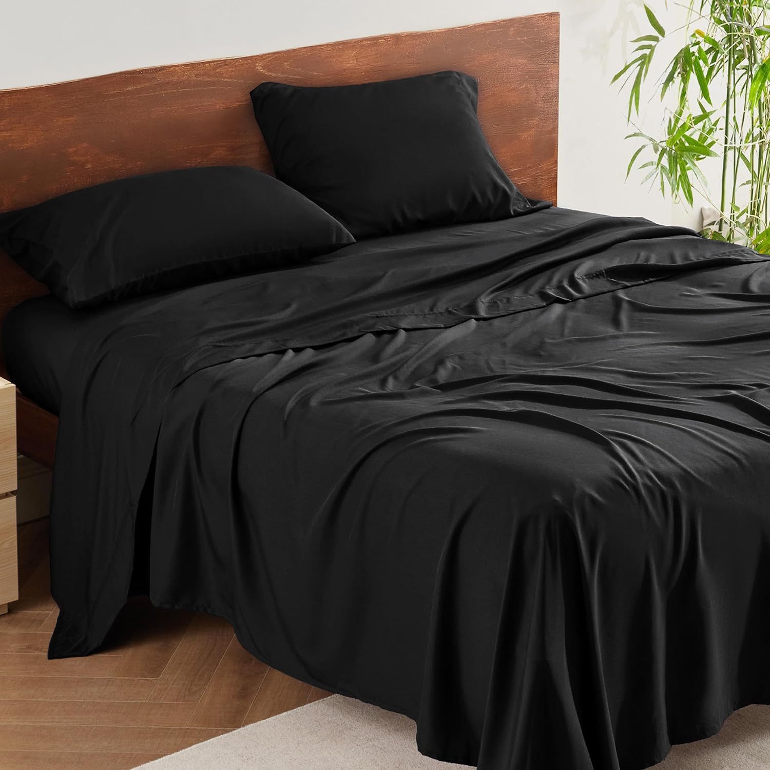 

Bedsure For Size Bed Set, 4pcs Polyester & Rayon Derived , & Free, 16 Bed ,