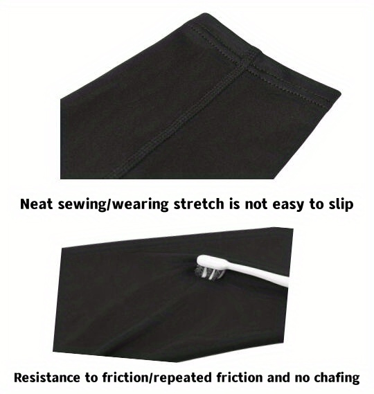 High-Elasticity Compression Knee Sleeve - Breathable, Moisture-Wicking Sports Pad for Running, Cycling & Basketball - Sun Protection, Order One Size Up