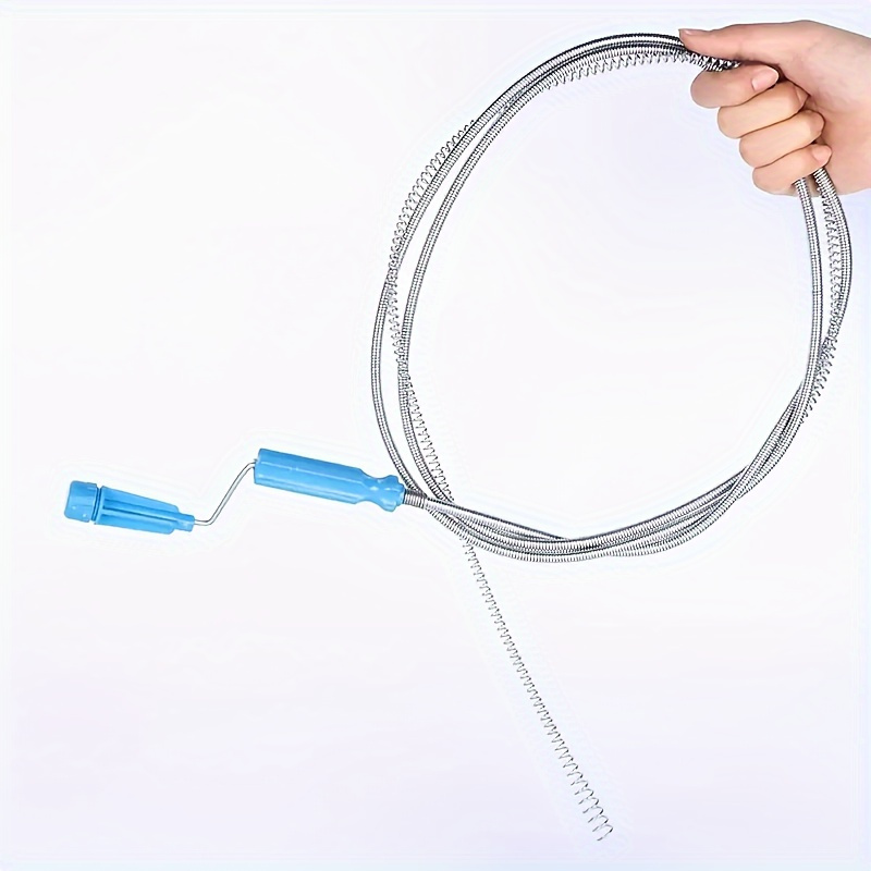 1pc   metal drain clog remover tool manual flexible pipe cleaner for kitchen bathroom toilet sewers no electricity or batteries needed   cleaning accessory details 0