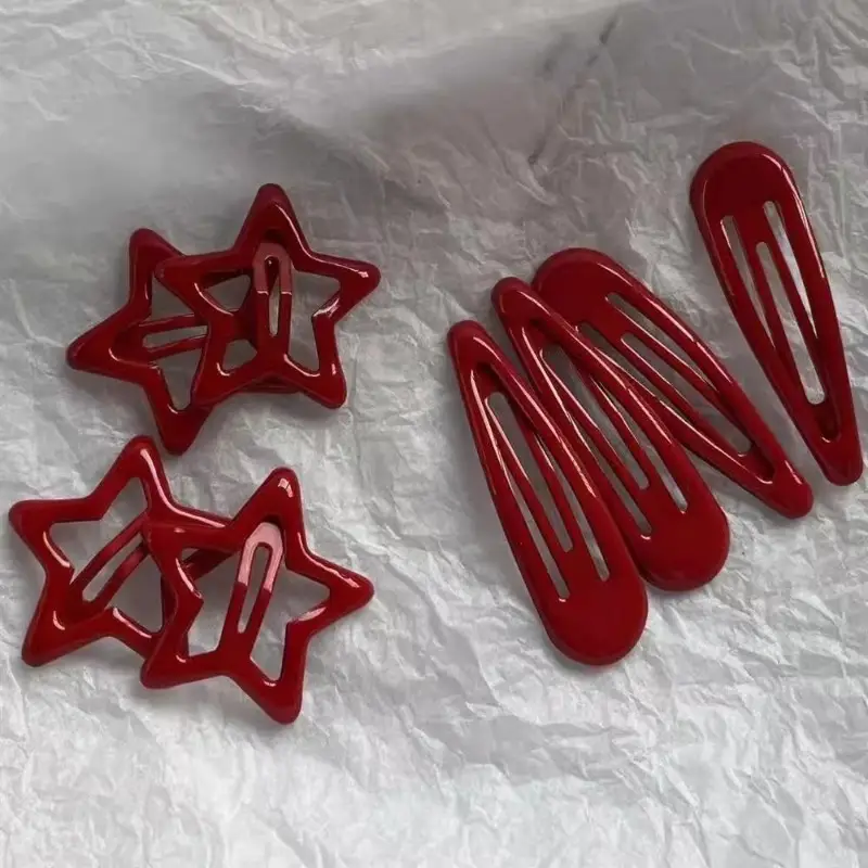 8pcs festive christmas themed snowflake hairpins versatile resin pins for bangs messy hair perfect gift for girls stylish holiday accessory festive hair accessory durable hairpin Product details 0