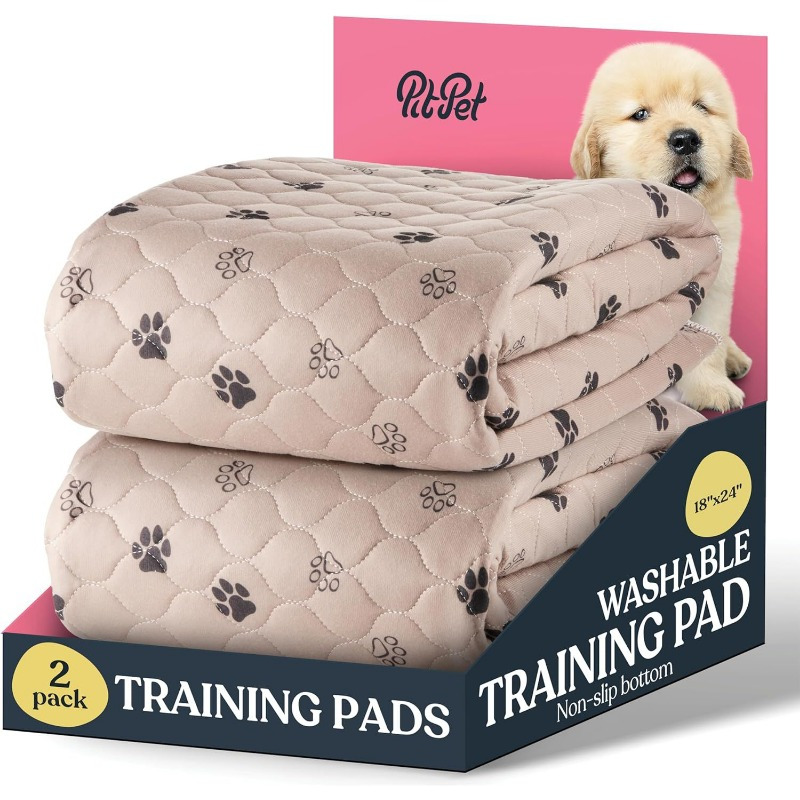 TEMU Dog Pee Pad Bottom - Reusable - Polyester, & For To Large Breeds