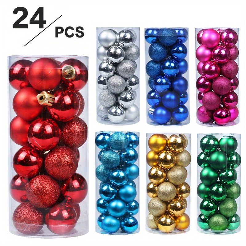 

Christmas Decorations 3 Cm24 1 Christmas Ball Set Ball Plastic Electroplating Ball Christmas Tree Pendant