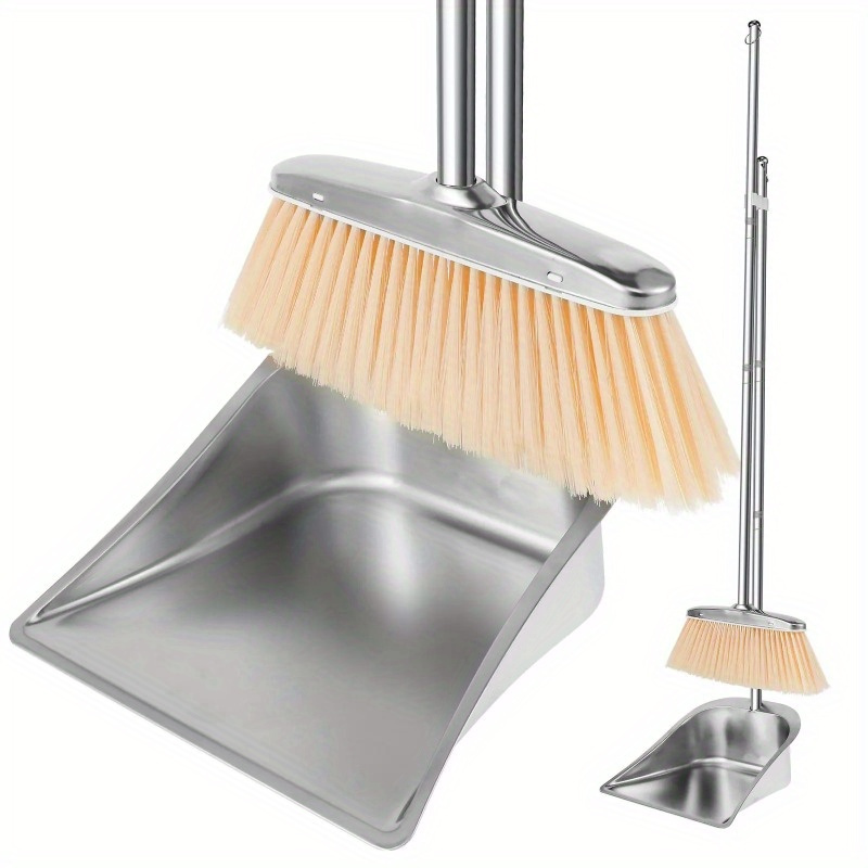 TEMU Steel Garbage Shovel, Dustpan, Household Thickened Dustpan, Dustpan, Shovel