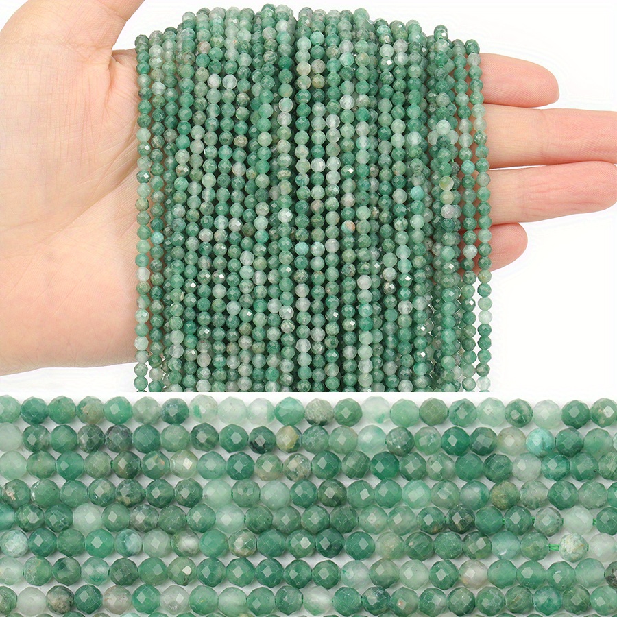 

Emerald Stone 2/3/4mm - Spacer For Diy Bracelets & Necklaces, Jewelry Making Craft Supplies