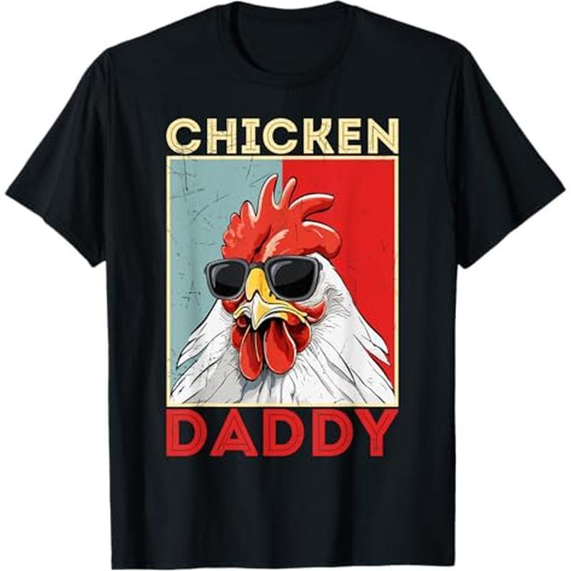 

Rooster Farmer Funny Father's Day For Men , 100% Cotton, Halloween Thanksgiving Christmas Gift For Men Women , S-xxxl, Black