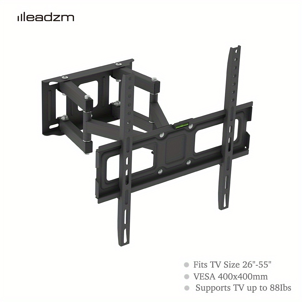 Image of Leadzm 26-55 Inch Double Pendulum Large Base Tv Stand -105 Bearing 40kg/ 400 X 400mm/ Upper And Lower 10~ 10°