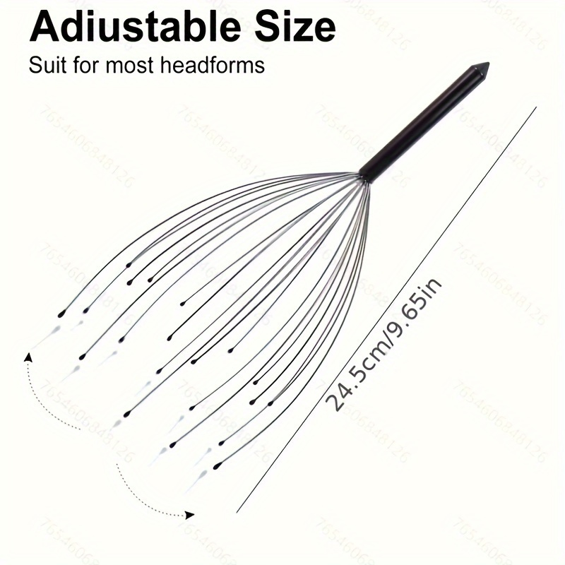 handheld scalp   massager deep relaxation 20 finger head massager with scalp scratcher function metal ideal for men and   stocking stuffers and gift ideas