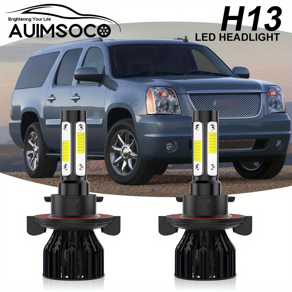 

2x 9008/h13 Led Headlight Bulbs Kit 6500k Low For Renegade 2015 2016 2017 2018 2019 2020, 40w Fan