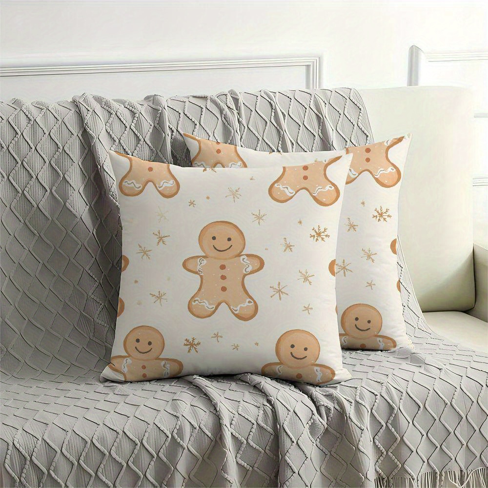 

Christmas Man - Set Of 2, Decorative , 100% Polyester, , For Sofa And Types