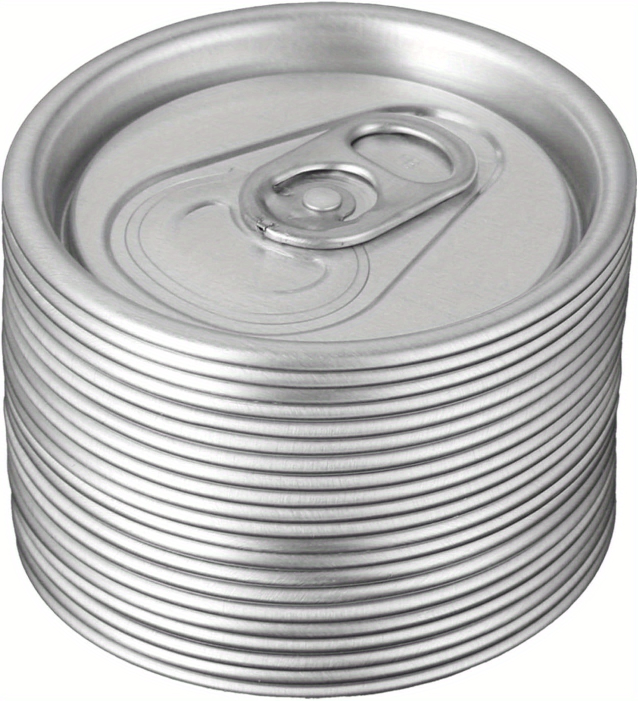 20 pack aluminum can lids with pull tabs protective covers for beverage soda cans kitchen and restaurant supplies   can container accessories details 3