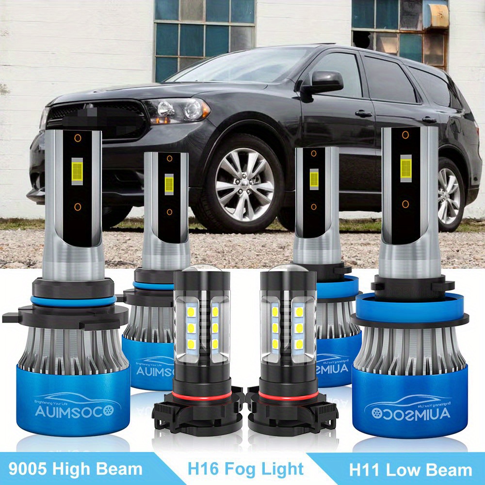 

Led Bulbs For Grand Cherokee 2011 2012 2013 9005 H11 H16 Headlight + Fog , 40w 4000lm 6500k, Fan, And