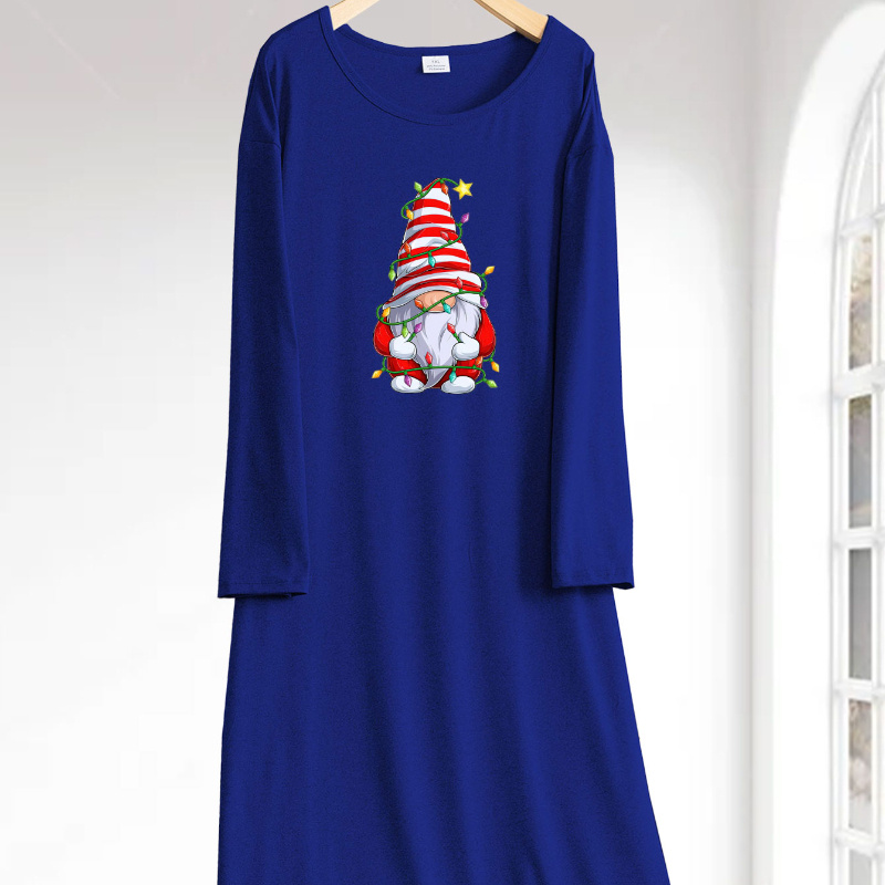 

Plus Size Christmas - Long Sleeve, , Stretchy Polyester , - Women'