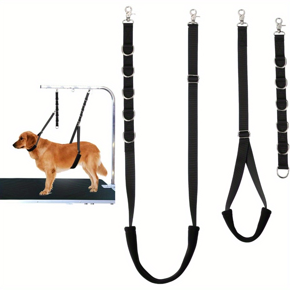 TEMU 3pcs Pet Grooming Ring Beauty Supplies Dog Grooming Belly Belt Beauty Extension Belt Pet Dog Vanity Table Beauty Arm Suitable For Home Pet