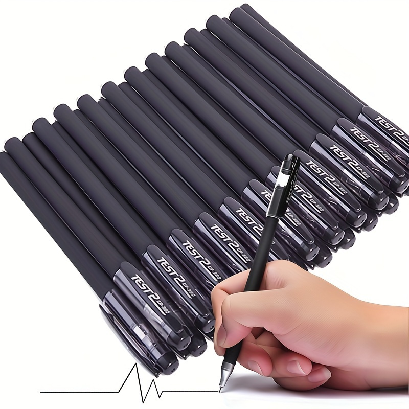 

26pcs Gel Pen Set - 0.5mm Fine Point, Assorted Colors (black/blue/red), Ideal For School & Office Supplies