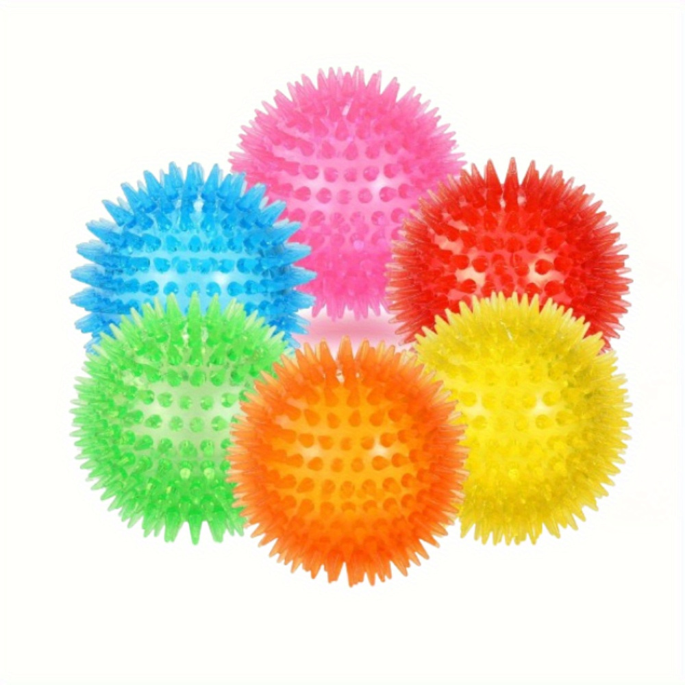 Floating Dog Pool Ball With Sound - Bouncy, Squeaky Interactive Toy For Teeth Cleaning, Chew Ball High-quality Material, Suitable For Most Pets, 6pcs, Dog Toys