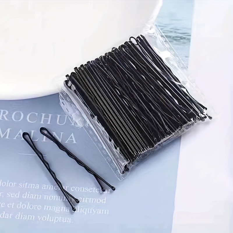 

Chic Black Hair Pins & Clips Set - Women'-quality Styling, Ideal For & Valentine's Day Gifts