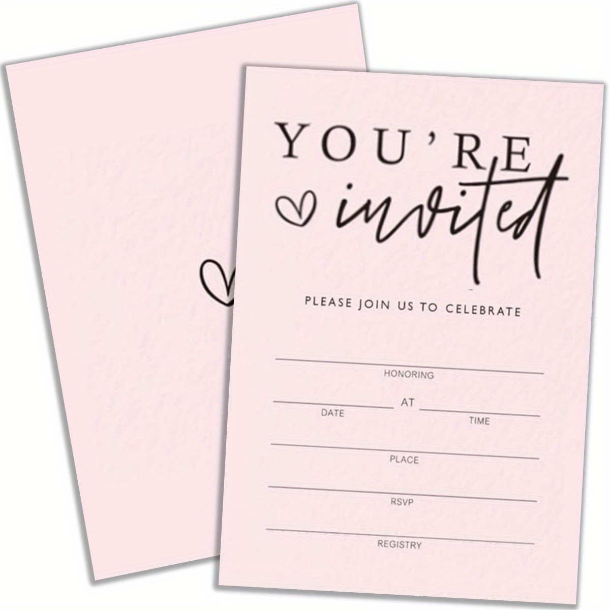 TEMU 20pcs Of Party Invites, Birthday Celebration Invitations, Invitations For Boys' Birthday Parties, Adult Party Invites, Girls' Birthday