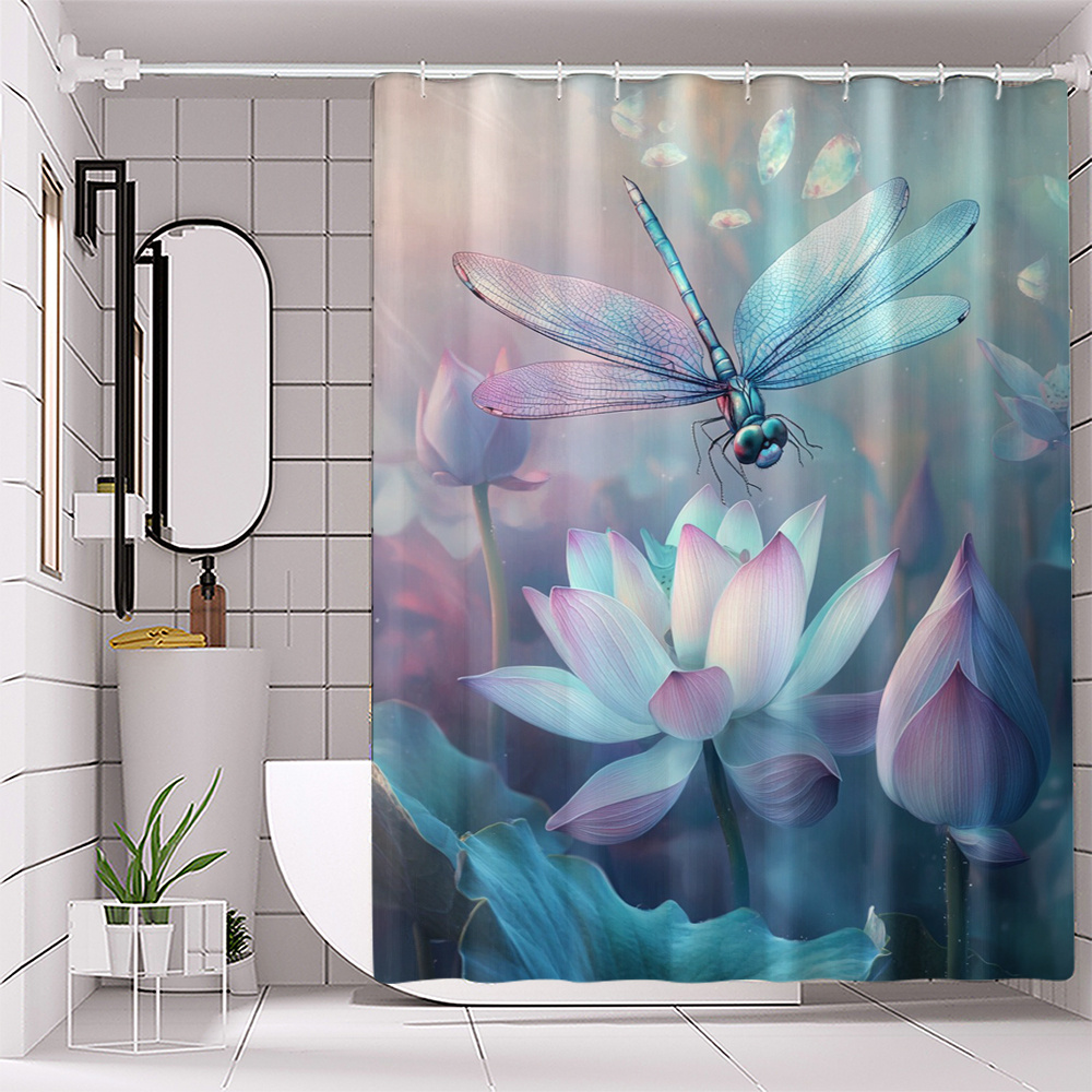 

1pc - Polyester Bath Lotus & , , Included - & Bathroom