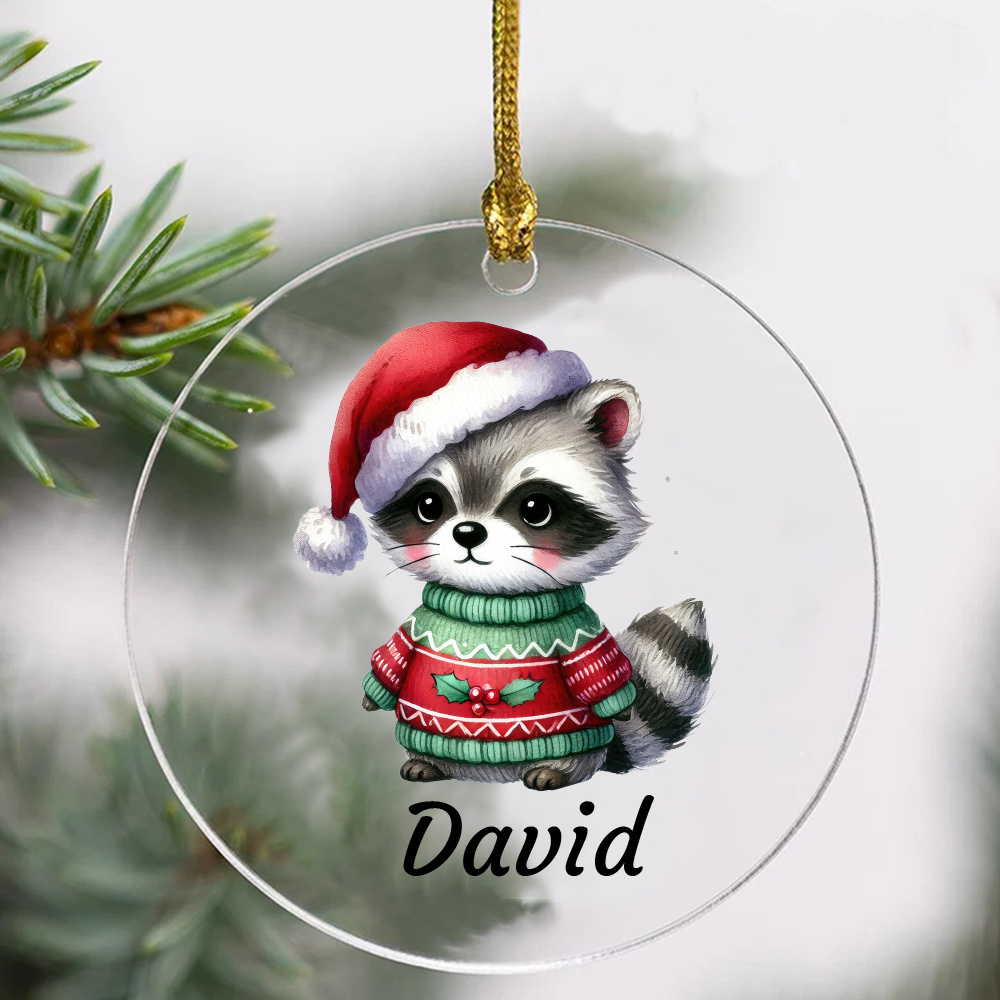 

1pc Personalized Christmas Ornament, , , Decor, For Home & Kitchen, & , , &