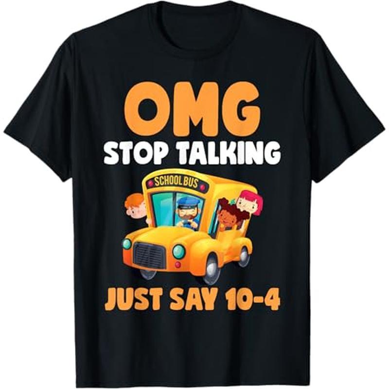 

Omg 10-4 , 100% Cotton, Gift For Men Women Dad Mom Friends, S-xxxl, Black