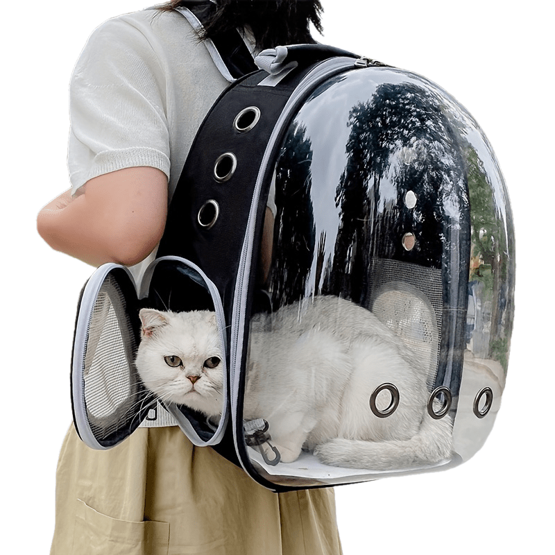 

1pc Clear Cat - Zippered Pet Capsule For & Use