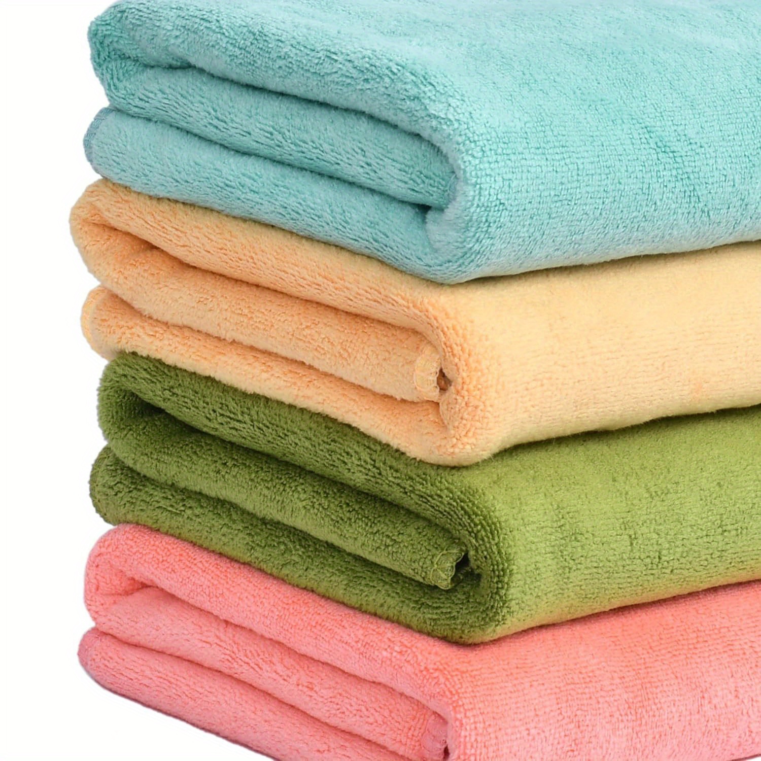 

Set Of 4/8/12 Bath Towels | (70x140) Plush & Quick Dry High Absorbency With Large Size Towels For Bathing For Gym, Beach, Spa, Camping, Yoga