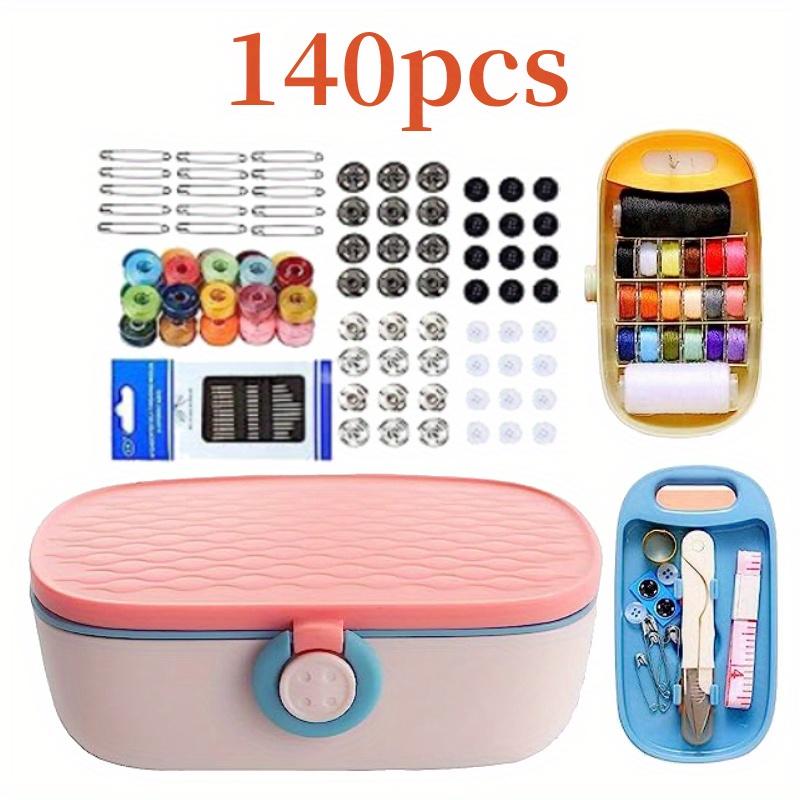 

140 Small Sewing Kit, Diy Sewing Organizer For , Sewing Beginner, , Dormitory Or Diy .