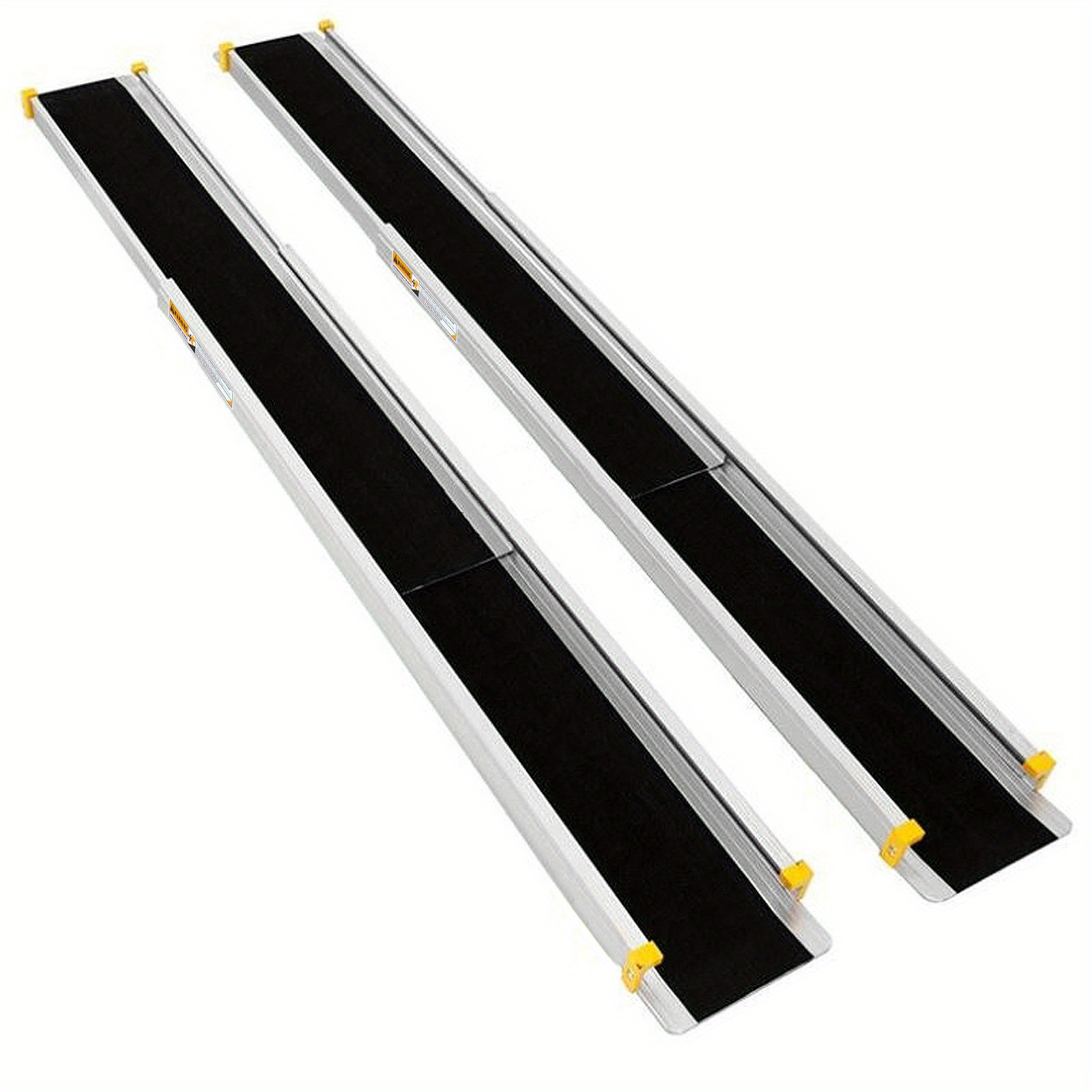 LIFEZEAL 2.5m Adjustable Aluminum Loading Wheelchair Portable Telescoping Track Ramp Non-skid Scooter & Bicycle