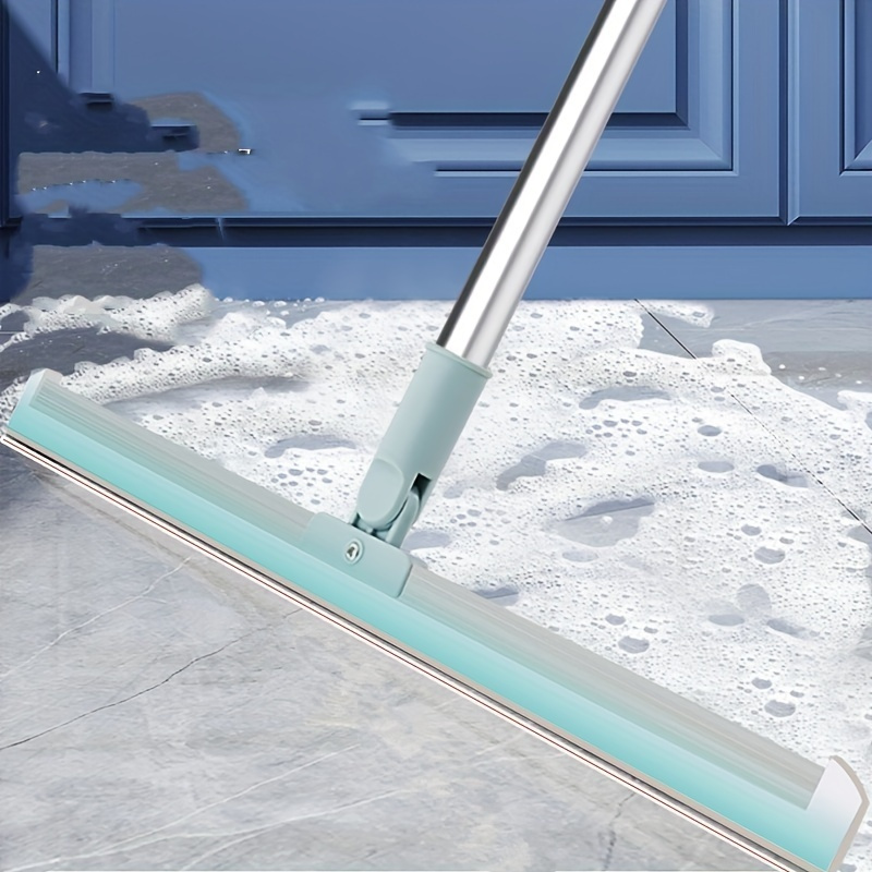 

Silicone Squeegee Mop For Kitchen & Bathroom - Extendable, Ideal For Tiles & Glass, Cleaning Tool