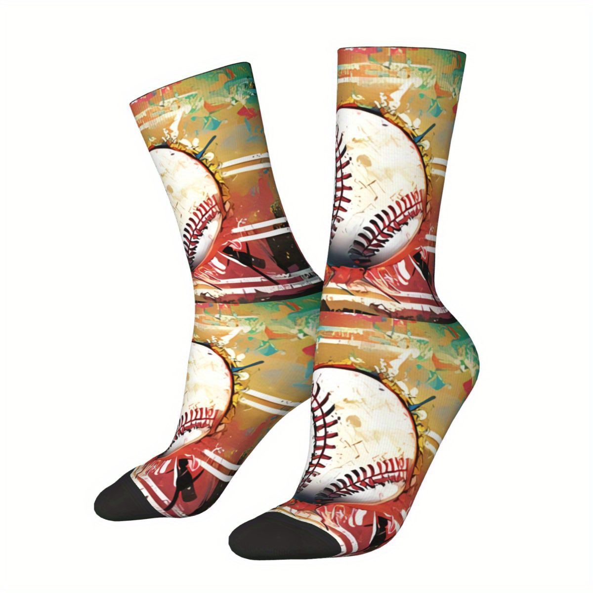 

Basketball 3d Digital Printing Socks Print Men's Socks Polyester