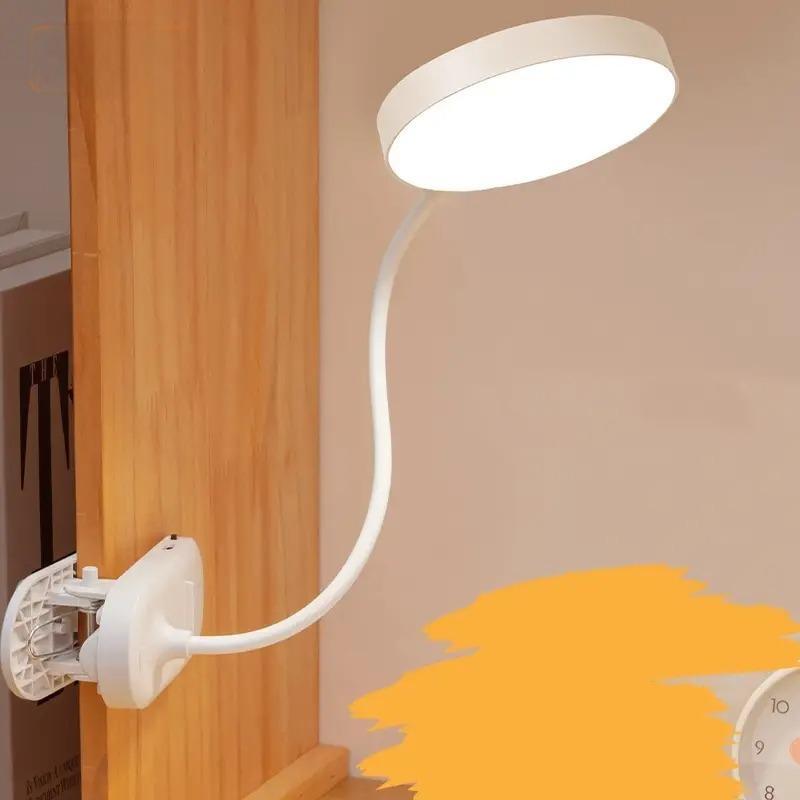 1pc led desk lamp touch controlled clip on reading light 3 color temperatures usb rechargeable eye   light for bedroom home use Product details 2