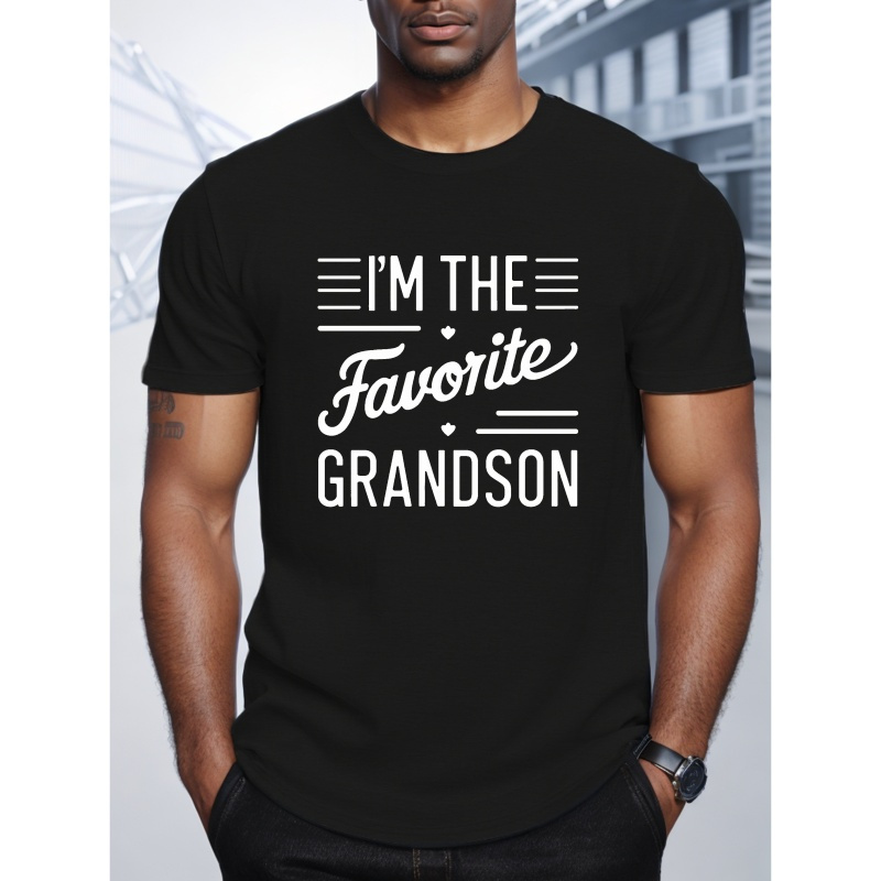 

Graphic Tee For Men - T-, Polyester, - Summer , Plus Size