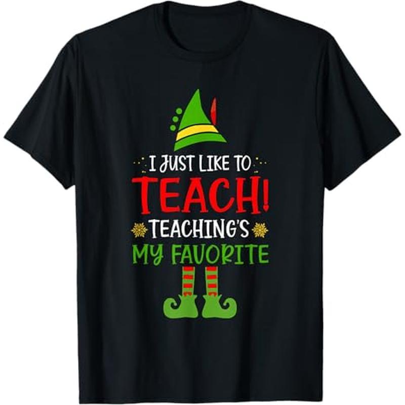 

I To Teachings Elf Teacher T-, 100% , Halloween Christmas For Men Women , S-xxxl,