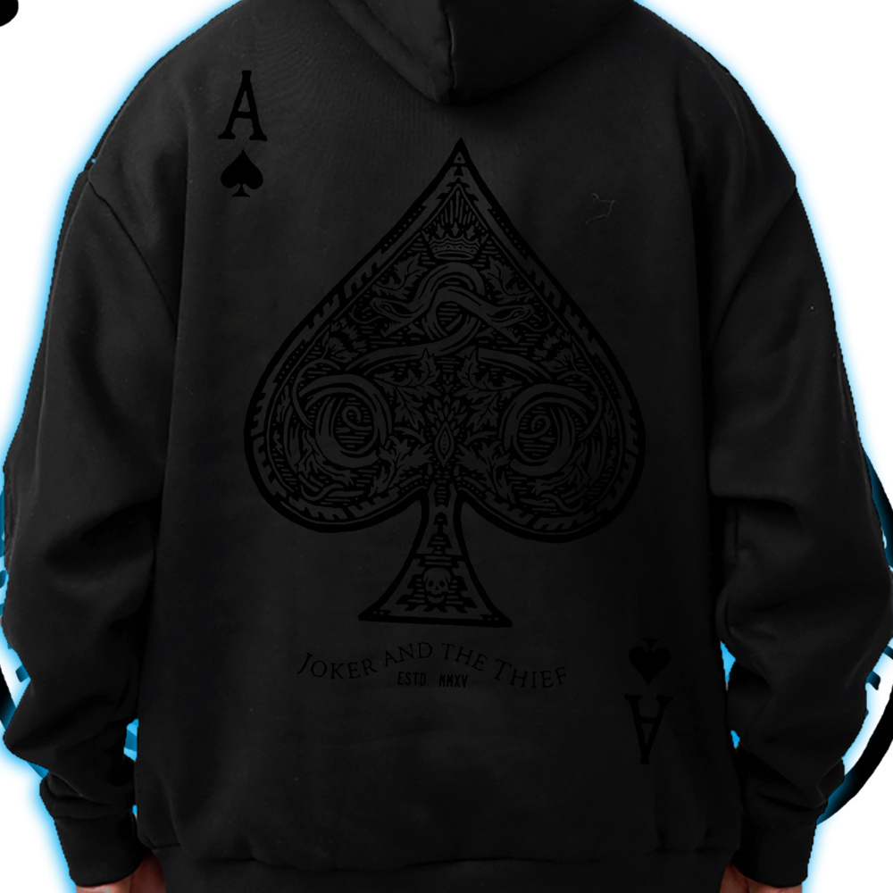 

Design With Intricate Patterns And Text Men's Fall And Winter Fleece Hoodie Fashion Men Fall And Winter Comfortable