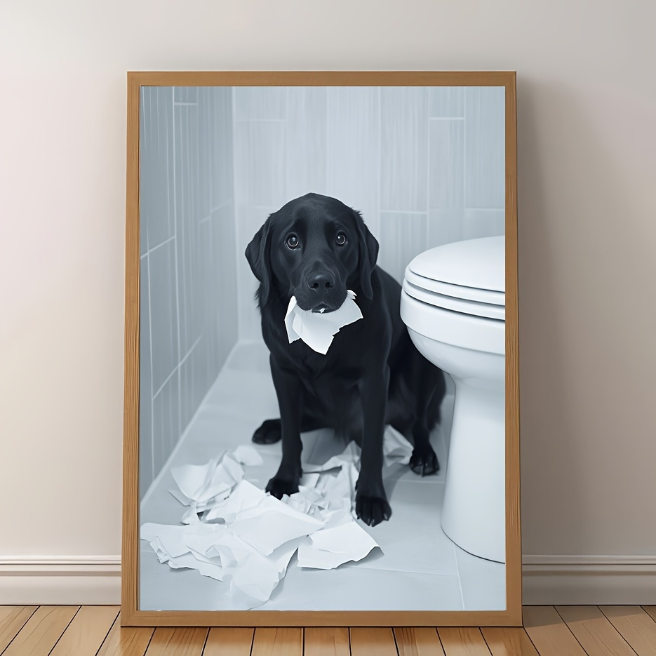

12x16 Inch Art Print: A In A Bathroom, Home Decor, Art Print