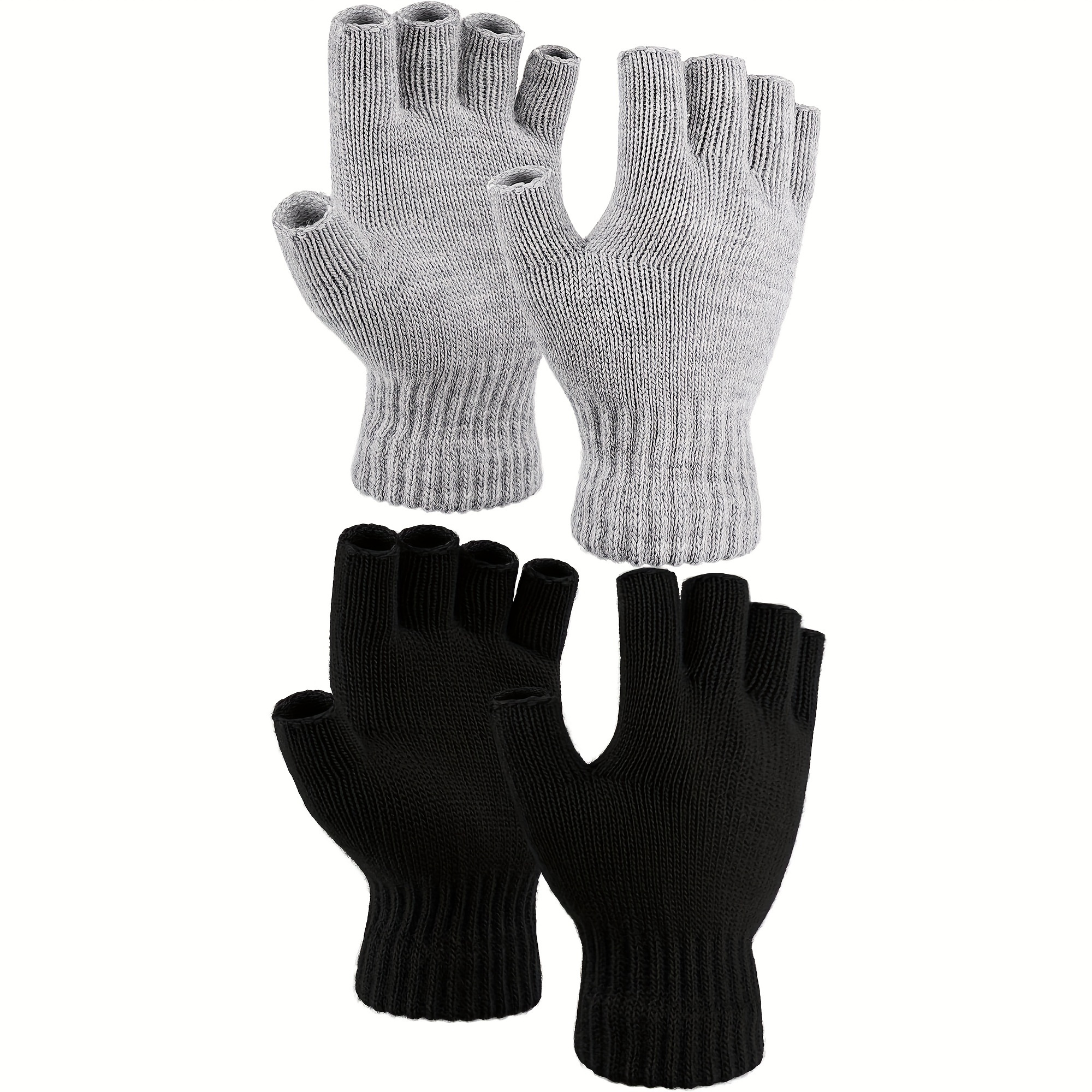 

Gloves For Touchscreen, Unisex Fingerless Gloves, -on Instructions