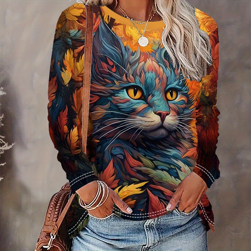 

Women's Long Sleeve - - , Round , , - For , , Or
