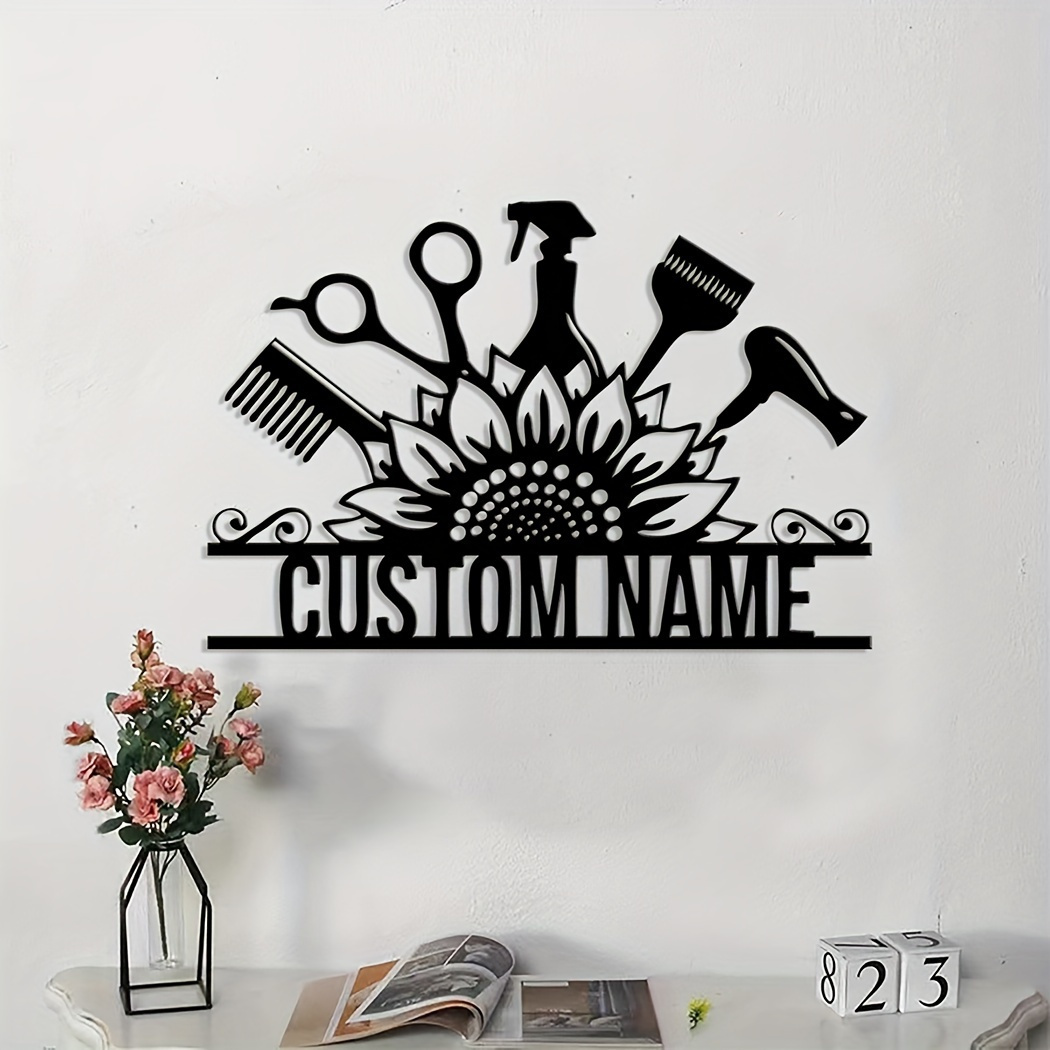 

Metal - Personalized Decor For Salons, Barbershops & - , To