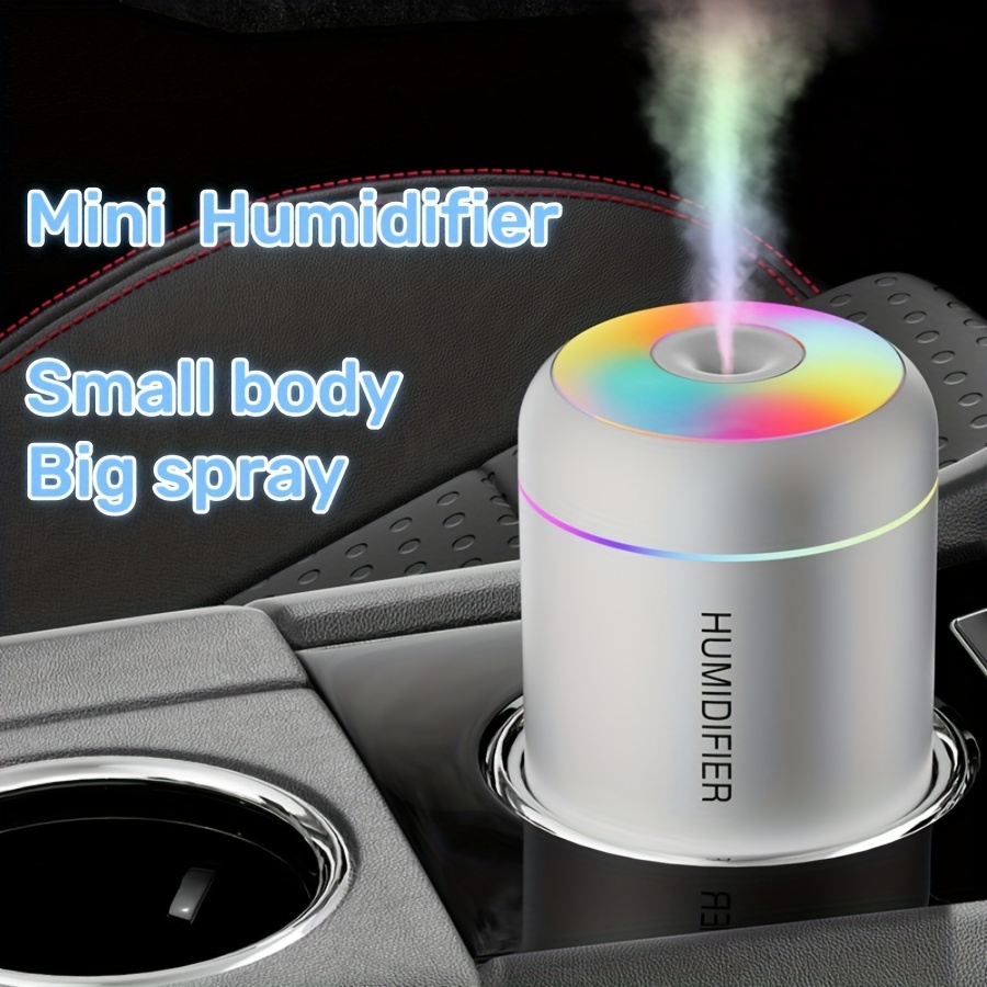 Mini humidificador USB para coche 180 ml, portátil y silencioso, máquina de aromaterapia