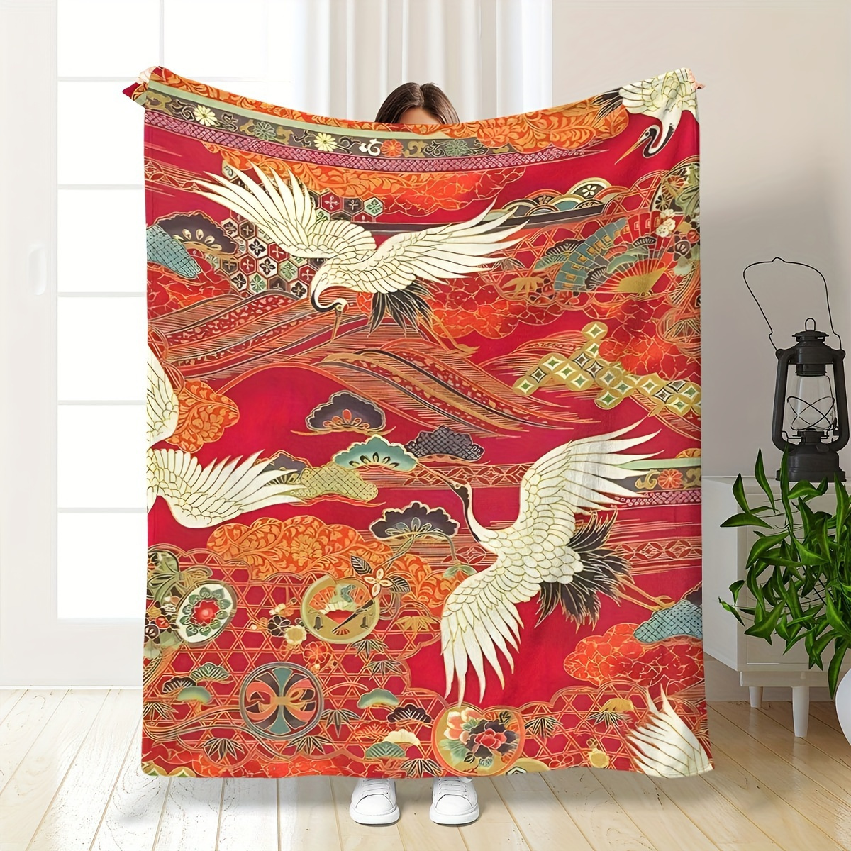 

Red Blanket - , For , Bed, & - Asian