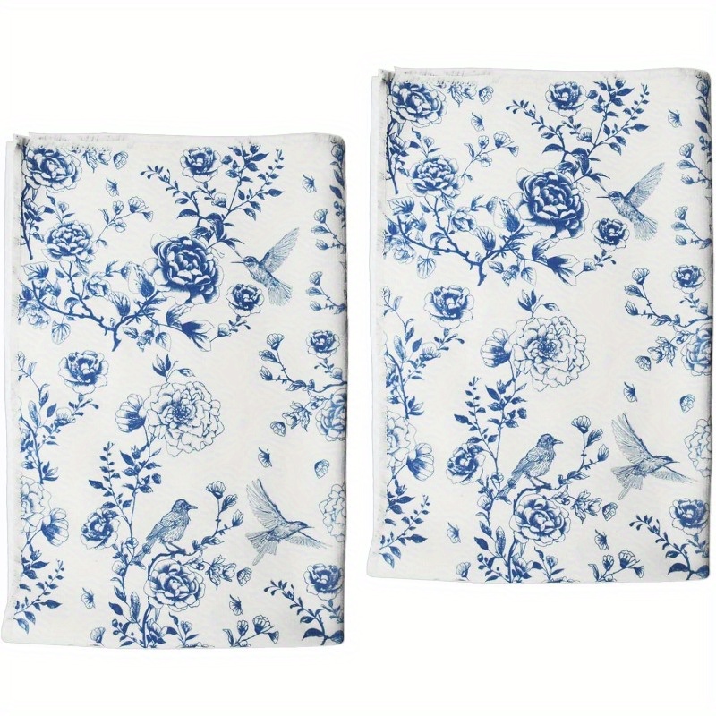 

2pcs - Towels - , 18x26 , Polyester, , For Drying & Decorating